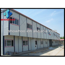 prefabricated steel beam sandwich panel house design for labor camp